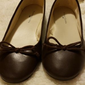 Brown Ballet Flats size 8W